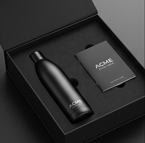 Elegante Botella de Agua de Acero Inoxidable Negro Mate, Botella Ecológica y Estilosa para Uso Diario, Yoga, Gimnasio, Oficina, Viajes, Regalo - Product Image 6