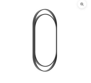 Miroir mural ovale sans cadre, verre de 6 mm, bord poli, design minimaliste - Product Image 4