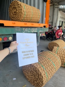 เชือกใยมะพร้าวธรรมชาติ VietChoice ม้วนเป็นม้วน ขนาดต่างๆ 100% เส้นใยจากเวียดนาม จัดเก็บแบบแห้ง ใช้ในงานเกษตร - Product Image 4