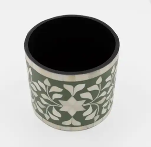 FAIZA CRAFT Flower Vase Factory Wholesale Luxury Nordic Bone inlay Book Vase Flowers-Home Decor for Wedding Living Room <b>Table</b> - Product Image 5