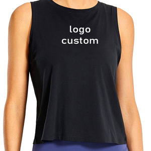 Débardeur Femme Pas Cher OEM Grande Taille Été Haute Qualité Respirant 100% Coton Tricoté Séchage Rapide Fitness Personnalisable Logo - Product Image 4