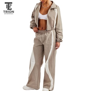Conjunto Deportivo Casual Cortavientos para Mujer 2026, Diseño Moderno, Tela Ligera, Ajuste Cómodo, Diseño para Exteriores, Servicio OEM - Product Image 1