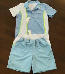 Ensemble de shorts unisexes de haute qualité personnalisables, t-shirt d'été + t-shirt avec logo personnalisé, tailles, style et design confortables, étiquette de qualité. - Product Image 2