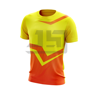 T-shirts pour hommes : Designs élégants, confortables, col rond, manches courtes, tissu épais en Spandex/Polyester, coupe moderne et régulière - Product Image 3
