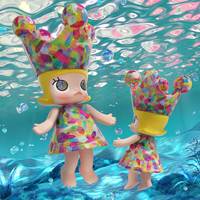 POPMART MEGA ROYAL MOLLY 400% Huang Yuxing Bubbles PVC 1/12 Scale Cute Blind Doll 60x40x90cm Mystery Box Home