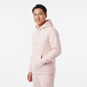 เสื้อฮู้ดดี้ผู้ชาย 330 กรัม แบบหนา ผ้าฟลีซเนื้อหนัก ทรงโอเวอร์ไซส์ สำหรับฤดูหนาว แบบถักเรียบ สีพื้น รับสกรีนโลโก้ตามสั่ง - Product Image 5