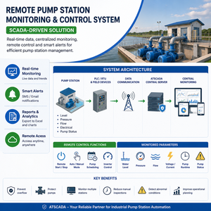 Sistema de Monitoreo y Control Remoto SCADA para Estaciones de Bombeo Industriales |   Solución OEM - Product Image 1
