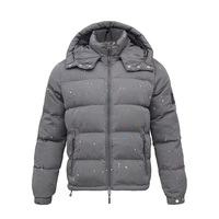Veste réversible en toile tricotée respirante et imperméable pour homme, doublée polaire, grande taille, style streetwear, prix de gros