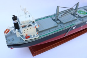 HTK GALAXY-โมเดลเรือไม้เนื้อแข็งทำมือ ทาสีอย่างประณีต เรือบรรทุกสินค้าเชิงพาณิชย์สุดหรู ธีมการเดินเรือ ตั้งโชว์ได้ในบ้าน - Product Image 4