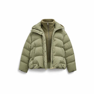 Chaqueta Acolchada con Capucha para Jóvenes OEM, Chaqueta de Invierno para Adolescentes, Precio de Fábrica - Product Image 3