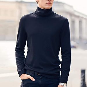 Classic Stylish For Business Wear <b>Turtleneck</b> Full Sleeve <b>Mens</b> Tshirt - Product Image 3