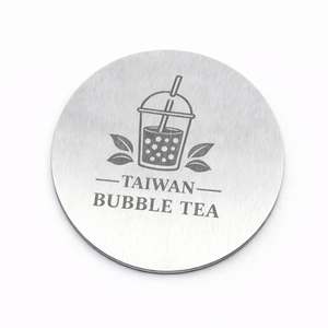 Sous-verre publicitaire personnalisé en acier inoxydable pour entreprise, cadeau promotionnel - Product Image 3