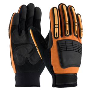 High Quality Amara Mechanic Working Gloves Reinforced Synthetic Leather Impact Cut Resistant Personal Protective Hand Safety - Product Image 6