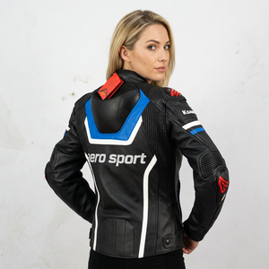 Blouson de moto en cuir personnalisé avec logo sur le devant, unisexe adulte, manches longues, respirant, anti-UV, grandes tailles, toutes saisons, 220g - Product Image 5