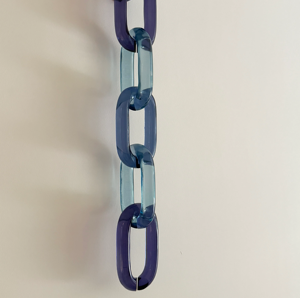 Décoration murale artistique moderne en résine faite à la main, chaîne verticale suspendue, pour anniversaire, Diwali, mariage - Cadeau de décoration intérieure - Product Image 5