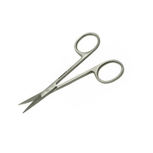 Ensemble de 5 instruments de microchirurgie manuels en acier inoxydable de haute qualité : Ciseaux à ressort Noyes, Pinces Castroviejo, TC Iris - Product Image 3