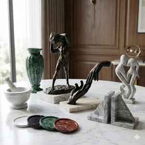 Escultura Religiosa de Granito Hecha a Mano para Templos y Centros Espirituales, Disponible al Mejor Precio, Venta al Por Mayor - Product Image 2