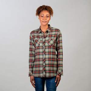 Camisas de franela casuales para mujer al por mayor, lisas, con botones al frente, 100% algodón, servicio OEM con logotipo personalizado, camisa de franela para mujer para verano - Product Image 1