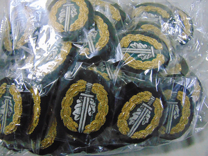 Broderie artisanale au fil de bouillon, badges et écussons brodés sur mesure OEM, fournisseur de haute qualité, taille personnalisée, blazer en cuivre - Product Image 3