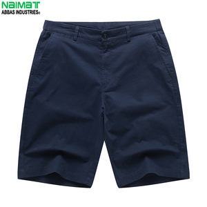 Naimat Men's Solid Black Cotton Bermuda Shorts Mid Rise Casual Style Breathable Oxford Fabric Button Fly Pockets - Product Image 5