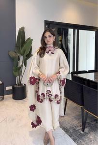 Traje Salwar Kameez de Lujo con Tela Romana Pakistaní, Talla Personalizada, Ropa de Fiesta para Damas, Colección Eid al por Mayor - Product Image 3