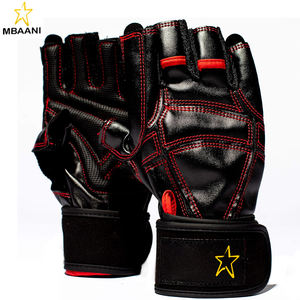 Guantes de Gimnasio de Cuero, Guantes de Entrenamiento con Soporte para Muñeca, Guantes para Crossfit, Levantamiento de Pesas, Ejercicio con Barra, Protección de Palmas y Callosidades - Product Image 6