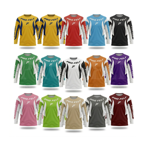 Maillot de motocross haute performance à manches longues, respirant, séchage rapide, pour tout-terrain, moto, cyclisme, sport, maillot personnalisé par sublimation - Product Image 1