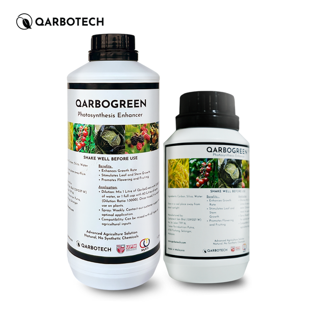 Industrial Grade QarboGreen  Photosynthesis Enhancer Crop Yield Booster Liquid Large-Scale