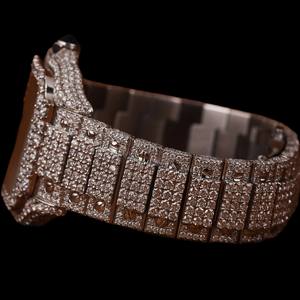 New Arrival Square <b>Skeleton</b> Customized Dial Moissanite Diamond Fashion Certified Wristwatch Attractive 41MM Stunning <b>Man's</b> Gift - Product Image 2