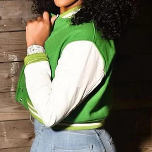 Veste universitaire personnalisée pour femme, style streetwear premium, service d'échantillonnage disponible - Product Image 4