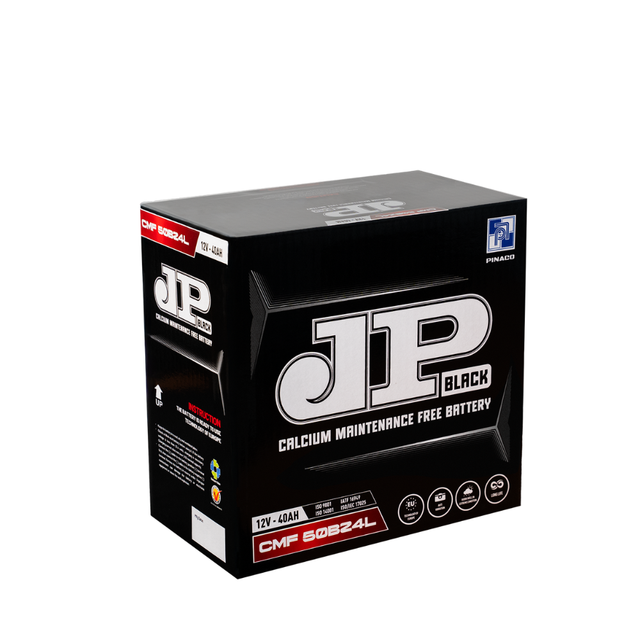 JP Black 12V 40Ah Maintenance Free Lead Acid Battery Long Life Reliable Power Supply for Car Backup System Wholesale