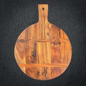 Planche à découper en bois d'acacia de qualité supérieure, planche à découper artisanale, épaisseur 1,2 cm, passe au lave-vaisselle, pour la préparation des aliments en cuisine, service de fromages - MN - Product Image 4