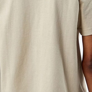 T-shirts pour hommes pas chers 100% coton Impression de logo personnalisé Respirant Anti-plis Léger Coupe ample Sérigraphié - Product Image 4
