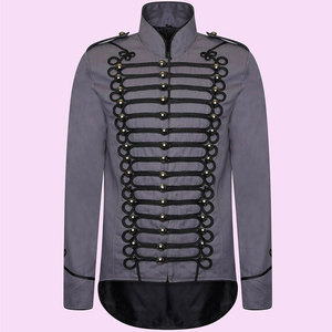 Men's Gothic Tailcoat Emo <b>Punk</b> Parade Steampunk <b>Jacket</b> Modern Pure Cotton Zipper Closure 2026 - Product Image 1