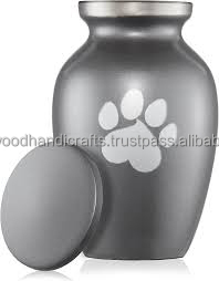 Urnas de latón de alta calidad para gatos y perros Urnas conmemorativas funerarias para mascotas para cenizas de gatos y perros Urnas al por mayor a bajo precio - Product Image 3