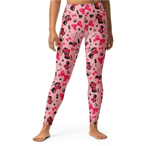 Sublimation Standard <b>Thickness</b> Elastic Waist Women's <b>Leggings</b> Tight Slim Fit Running Gym Ladies Tight Trouser <b>Legging</b> For Adults - Product Image 3