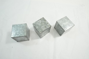 Vintage Galvanized Garden Planter <b>Square</b> Metal Container Ideal For Flower <b>Pot</b> For Fresh Blooms And Patio planter From India - Product Image 5