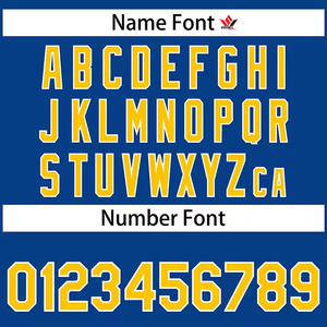 Camiseta de Béisbol Personalizada con Nombre de Equipo, Azul y Amarillo, Manga Corta, Sublimada, Poliéster que Absorbe la Humedad, Cierre de Botones - Product Image 5