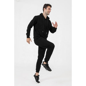 Ensemble sweat-shirt et pantalon de survêtement pour homme, en molleton 100% coton respirant, avec logo personnalisé imprimé, 280 grammes - Product Image 6