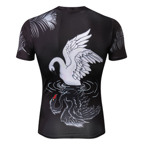 2026 Top Quality Men Sublimation Printing 100% Polyester Sports Workout Birthday Sublimation Latest Men's T-Shirts - Product Image 4