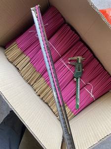 Varillas de incienso rosa de 12 pulgadas: aroma natural, poco humo, ideal para el hogar y la meditación - Product Image 4