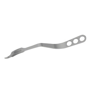 Retractor de cadera con palanca ósea curva PISSCO, retractor quirúrgico de palanca ósea para cirugía de cadera, 1 unidad de acero inoxidable - Product Image 2