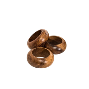 Premium Round Wood Napkin <b>Rings</b> Bulk Farmhouse Style Table Decoration Accessories Natural Wooden Serviette <b>Ring</b> for Hotels - Product Image 1