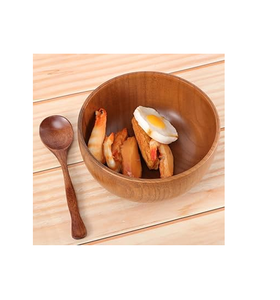 Bol à glace en bois, vaisselle pour dessert et fruits, coupe à glace polie, bol de haute qualité - Product Image 1