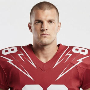 Hot Selling Breathable 100% Polyester Short Sleeve Printed Summer American Football Uniform Jersey & <b>Padded</b> <b>Pant</b> Set - Product Image 5