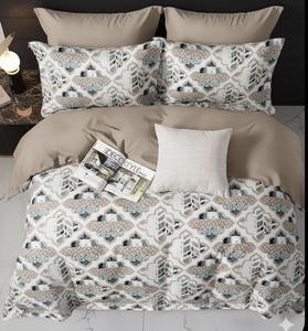 Ensemble de draps-housses imprimés en microfibre 400TC, taille King, doux et durables, pour hôtels et hôpitaux, vente en gros - Product Image 4