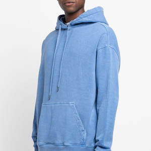 Sweat à capuche oversize délavé à l'acide pour hommes, en coton épais, style streetwear, vente en gros, approvisionnement direct usine, fabricant de sweats à capuche délavés à l'acide de qualité supérieure - Product Image 6