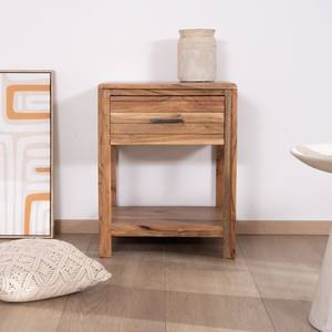 Mesita de noche o mesita auxiliar Vandana Golden Form con cajón Conoa - Product Image 1