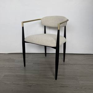 Hot Sale High Quality Luxury <b>Vintage</b> Metal Frame Dining <b>Chair</b> Furniture Living Room Kitchen Modern Dining <b>Chair</b> - Product Image 2