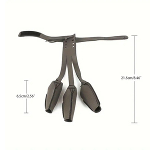 Gant de tir à l'arc en cuir à 3 doigts, protège-doigts pour tir à l'arc, sangle de poignet réglable, vente en gros, OEM disponible - Product Image 2